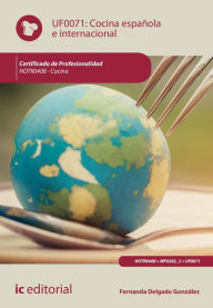 Title: Cocina española e internacional. HOTR0408, Author: Fernanda Delgado González