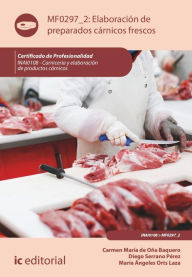 Title: Elaboración de preparados cárnicos frescos. INAI0108, Author: Carmen María de Oña Baquero