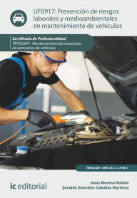 Title: Prevención de riesgos laborales y medioambientales en mantenimiento de vehículos. TMVL0309, Author: Jesús Moreno Roldán