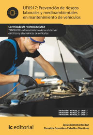 Title: Prevención de riesgos laborales y medioambientales en mantenimiento de vehículos. TMVG0209, Author: Jesús Moreno Roldán