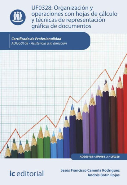 Organización y operaciones con hojas de cálculo y técnicas de representación gráfica de documentos. ADGG0108