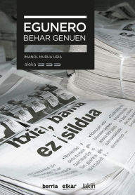 Title: Egunero behar genuen, Author: Imanol Murua Uria