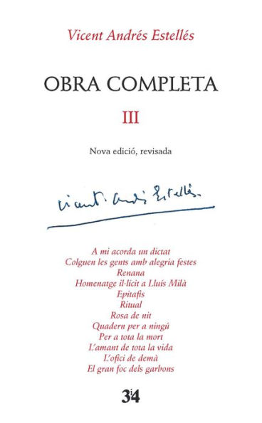 Obra completa, 3