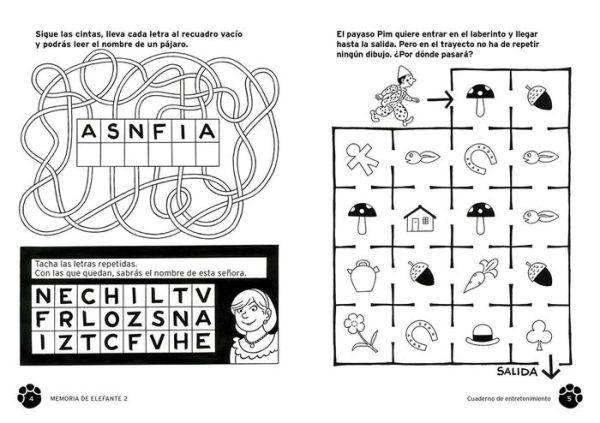 Memoria de elefante 2: Cuaderno de entretenimiento