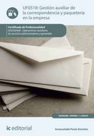 Title: Gestión auxiliar de la correspondencia y paquetería en la empresa. ADGG0408, Author: Inmaculada Pavía Sánchez