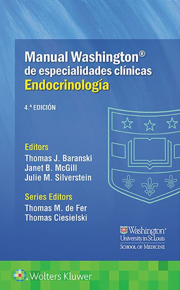 Manual Washington de especialidades clínicas. Endocrinología / Edition 4