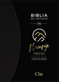 Title: RVR, Biblia de Estudio del Mensaje Profético y Escatológico, Leathersoft, Negro, Interior a dos colores, Author: Reina Valera Revisada