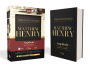 RVR, Biblia de Estudio Matthew Henry, Leathersoft, Negro, Interior a dos colores