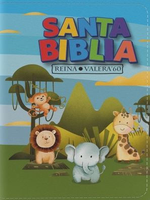 Biblia RVR 1960 Compacta para Niños Animales Vinilo con Cierre (Bible RVR 1960 Compact Size Children Animals Vinyl with Zipper (Spanish Edition)