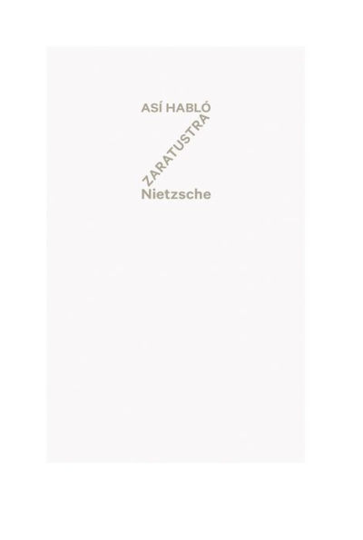 Asï¿½ hablo Zaratustra