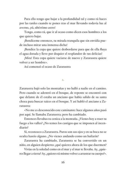 Asï¿½ hablo Zaratustra