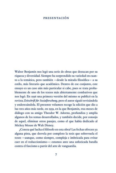 La obra de arte en la era de su reproducción técnica