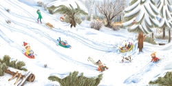 Alternative view 2 of Jugamos en la nieve