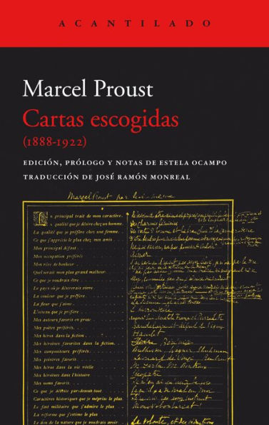 Cartas escogidas (1888-1922)