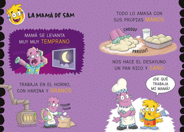 Oficios, prisas y sonrisas. Aprende nuevas palabras en estos escenarios monstruosamente divertidos / Jobs, Places and Happy Faces