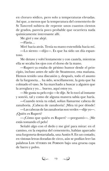 La muerte cuelga de un hilo: Los Misterios de Flavia de Luce / Mysteries of Flavia de Luce