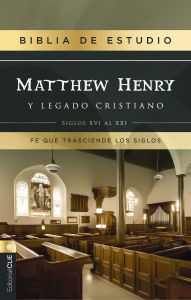 Title: RVR, Biblia de estudio Matthew Henry Legado cristiano, Comfort Print, Ebook, Author: Matthew Henry