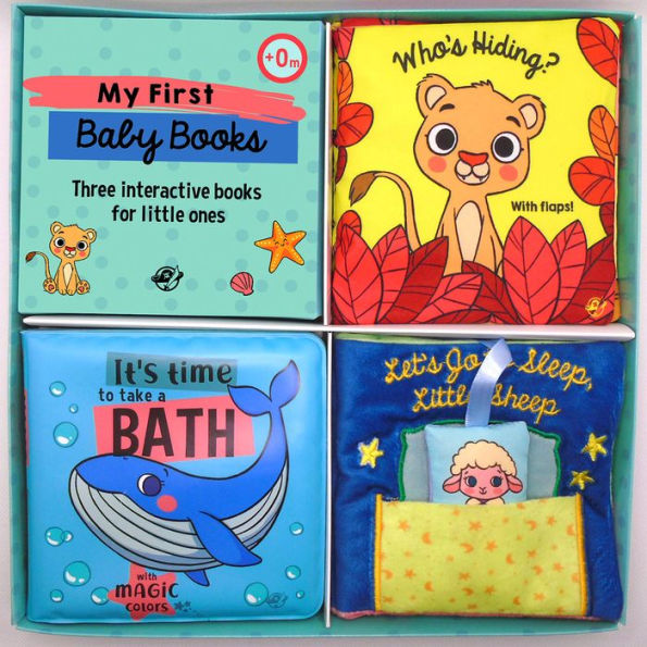 My First Baby Books: Three Interactive Books for the Little Ones