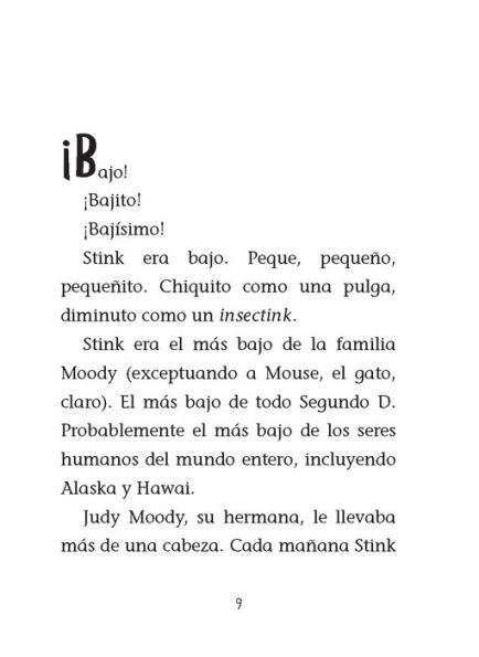 Stink, el increíble niño menguante / Stink: The Incredible Shrinking Kid