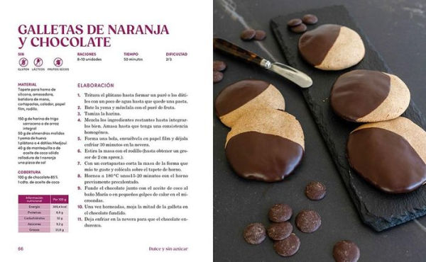 Dulce y sin azúcar: 80 propuestas fáciles, saludables y deliciosas / Sweet and S ugarless. 80 Easy, Healthy, and Delicious Option s. Sugar Free, Gluten Free