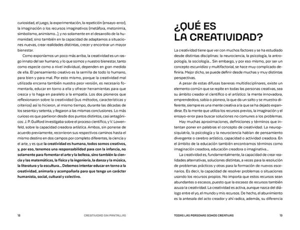 Creatividad sin pantallas / Screens-Free Creativity