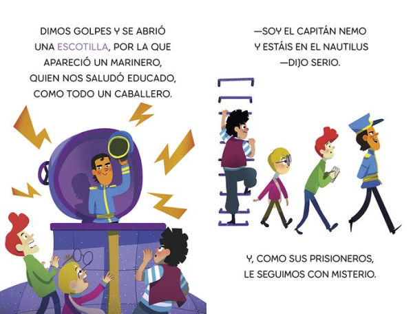 PHONICS IN SPANISH-Aprende a leer con Julio Verne: Veinte mil leguas de viaje su bmarino / PHONICS IN SPANISH-Twenty-Thousand Leagues Under the Sea