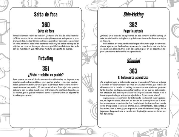 365 curiosidades increíbles sobre el deporte / Incredible Facts About Sports