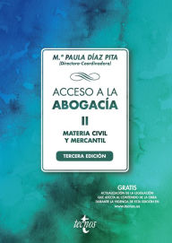 Title: Acceso a la abogacía-II-civil-merc: Tomo II. Materia civil y mercantil, Author: M Paula Díaz Pita