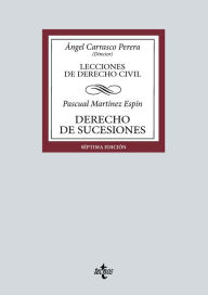 Title: Derecho de sucesiones: Lecciones de Derecho Civil, Author: Pascual Martínez Espín