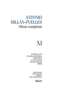 Title: Millán-Puelles Vol. XI Obras Completas, Author: Antonio Millán-Puelles
