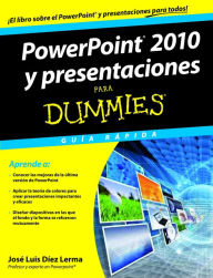 Title: PowerPoint 2010 y presentaciones para Dummies: Guía rápida, Author: José Luis Díez Lerma