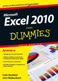 Title: Excel 2010 para Dummies: Guía rápida, Author: Colin Banfield