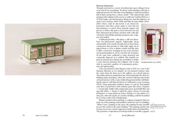 Carlos Bunga: The Architecture of Life: Environments, Sculptures, Paintings, Drawings and Films