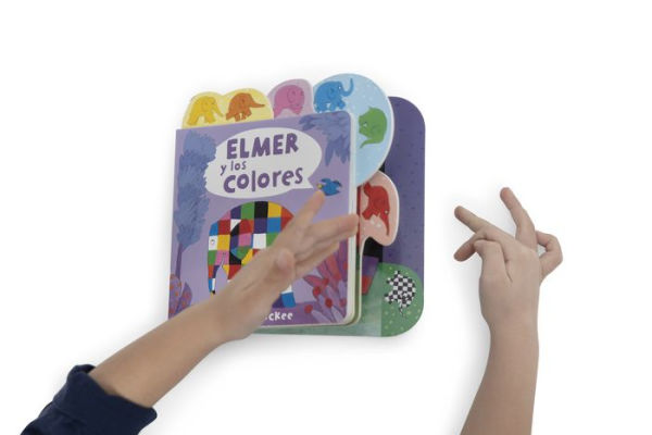 Elmer y los colores / Elmer's Colours: Tabbed Board Book