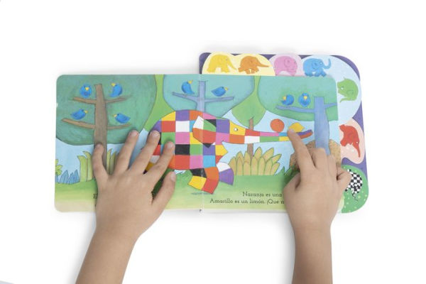 Elmer y los colores / Elmer's Colours: Tabbed Board Book