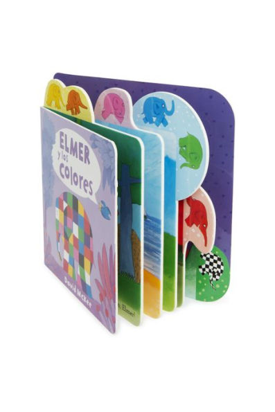 Elmer y los colores / Elmer's Colours: Tabbed Board Book