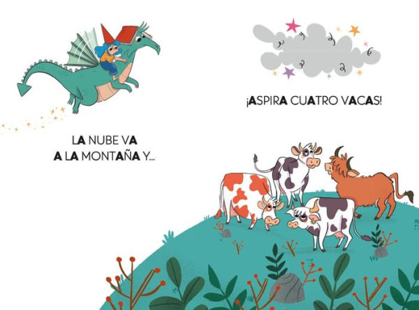 PHONICS IN SPANISH - Ana, el dragón y la nube aspirador / Ana, the Dragon, and t he Vacuum Cleaner Cl oud. The Letters Dragon 1