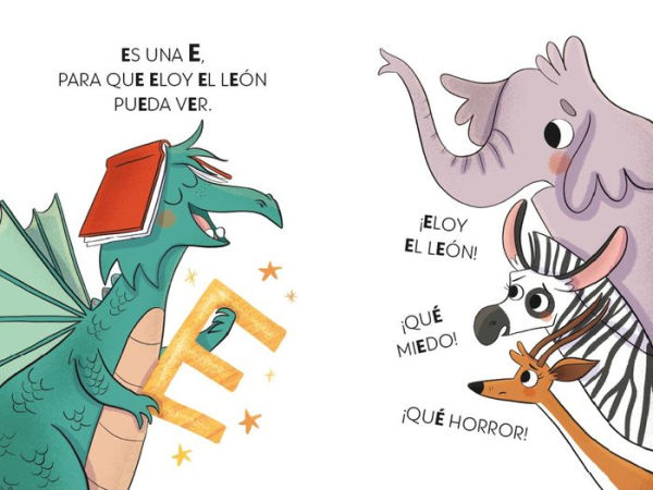 PHONICS IN SPANISH - El león desmelenado no se come ni un bocado / The Dishevele d Lion Does Not Eat a Single Bite. The Letters Dragon 2