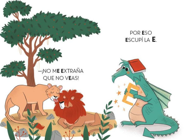 PHONICS IN SPANISH - El león desmelenado no se come ni un bocado / The Dishevele d Lion Does Not Eat a Single Bite. The Letters Dragon 2