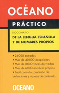 Title: Diccionario Oceano practico de la lengua espanola y de nombres propios, Author: Oceano