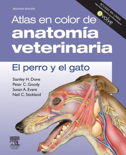 Atlas en color de anatomía veterinaria. El perro y del gato (incluye evolve)