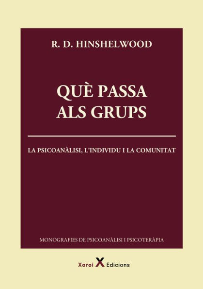 Què passa als grups: La psicoanàlisi, l'individu i la comunitat