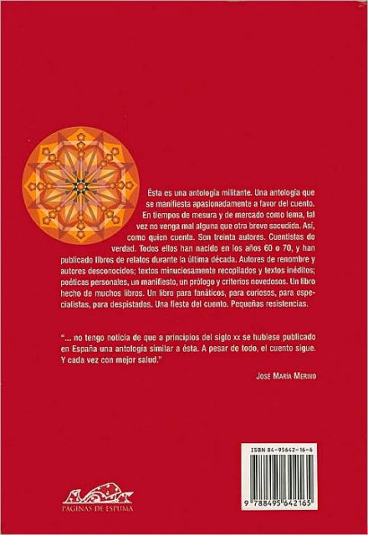 Pequenas resistencias: Antologia del nuevo cuento espanol (Small Resistance: Anthology of the New Spanish Story)