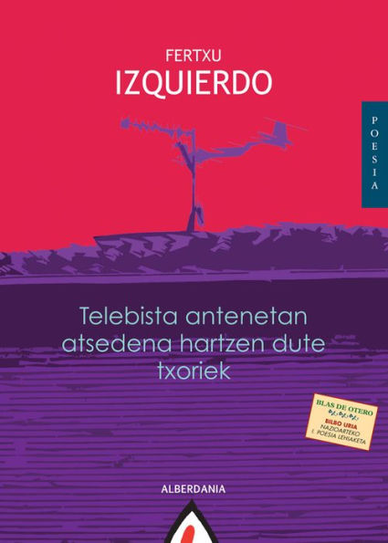 Telebista antenetan atsedena hartzen dute txoriek