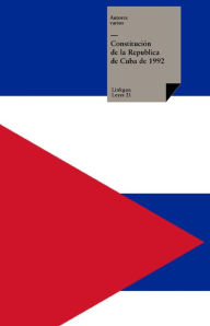 Title: Constitución de la República de Cuba 1992, Author: Autores varios