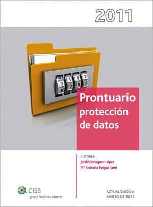 Prontuario Protección De Datos 2011nook Book - 