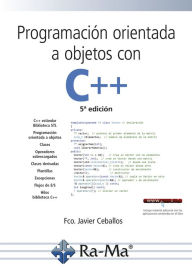 Title: Programación orientada a objetos con C++ (5ª edición), Author: Fco. Javier Ceballos