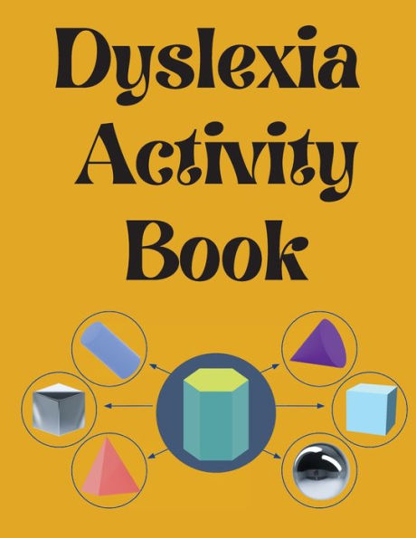 Dyslexia Activity Book.Educational book. Contains the alphabet, numbers and more, with font style designed for dyslexia.