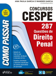 Title: Como passar em concursos CESPE: direito penal: 287 questões de direito penal, Author: Wander Garcia