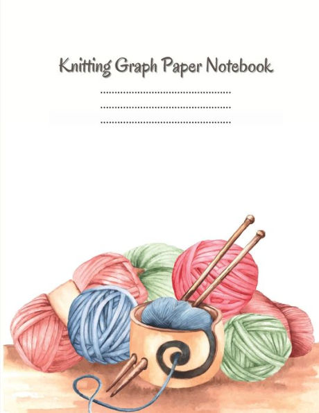 Knitting Graph Paper Notebook: Knitter's Graph Paper/ Knitting Design/ 4:5 Ratio/Designing your own patterns by yourself